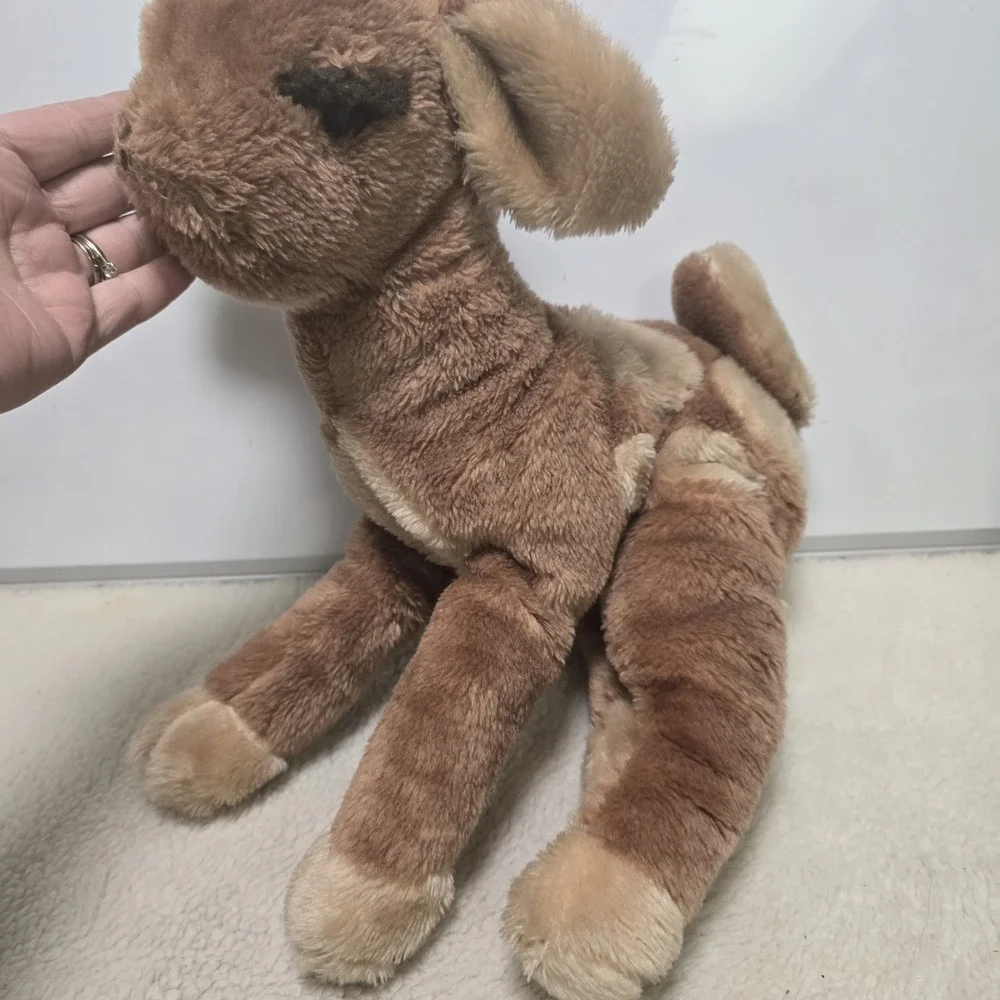 Vintage Kamar Deer Doe Fawn Stuffed‎ Animal Plush Toy Maine